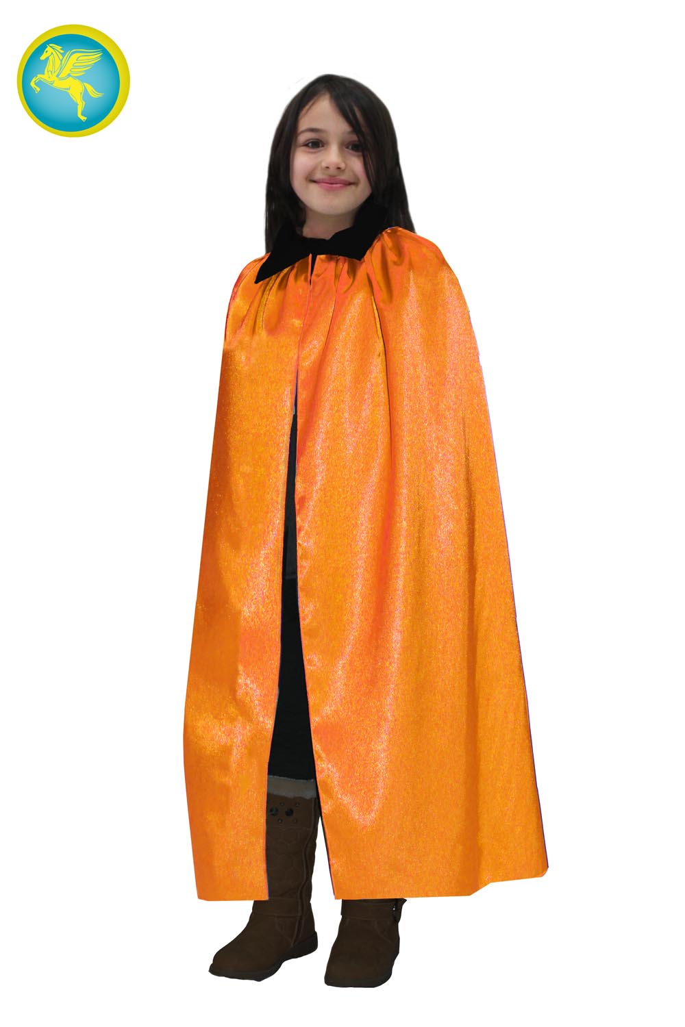 MANTELLO BAMBINO ARANCIONE-NERO